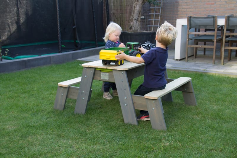 EXIT Aksent Sand-, Water Picnic table (2 Seats) (FSC Mix 100 - Vit - Utemöbler & utemiljö - Utebord & trädgårdsbord - Picknickbord