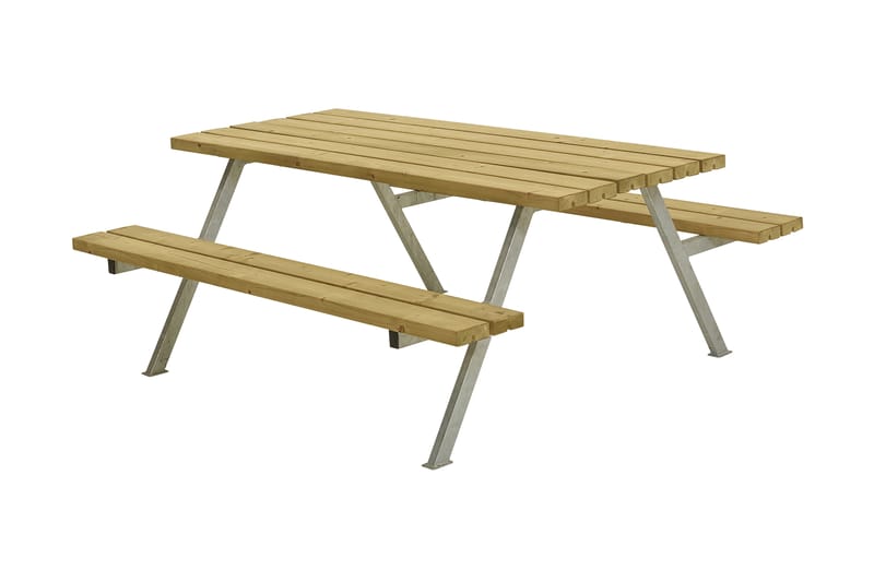 PLUS Alpha Bord/Bänkset 177 cm - Trä|natur - Utemöbler & utemiljö - Utebord & trädgårdsbord - Picknickbord