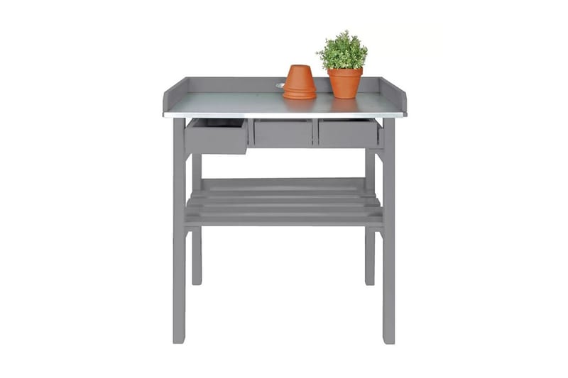 Esschert Design Planteringsbord grå CF29G - Grå - Utemöbler & utemiljö - Utebord & trädgårdsbord - Planteringsbord & odlingsbänk