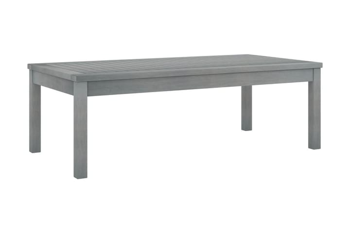 Soffbord 100x50x33 cm grått massivt akaciaträ - Grå - Utemöbler & utemiljö - Utebord & trädgårdsbord - Loungebord & soffbord utomhus