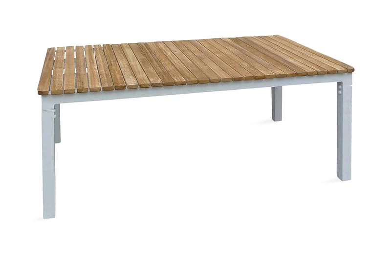 Soffbord Lionga 110x60 Teak|Vit - Utemöbler & utemiljö - Utebord & trädgårdsbord - Loungebord & soffbord utomhus
