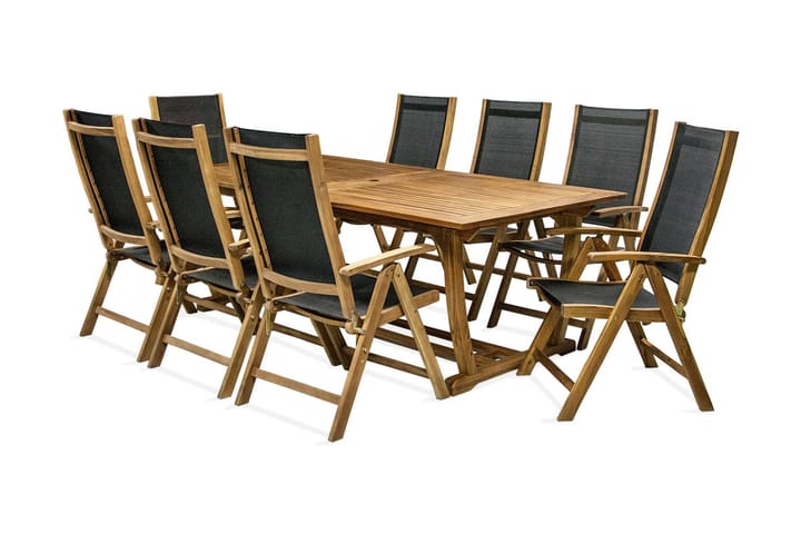 Möbelset FRAMTID bord och 8 stolar - Utemöbler & utemiljö - Utegrupp - Matgrupp utomhus