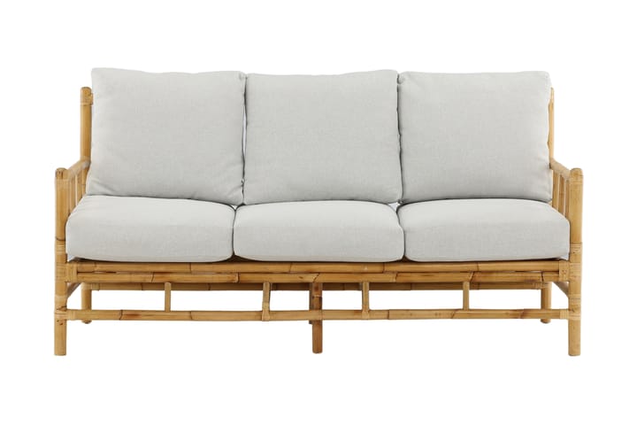Soffa Carrien 3-sits Bambu/Vit - Förvaring - Förvaringsmöbler - Förvaringskista & sängkista