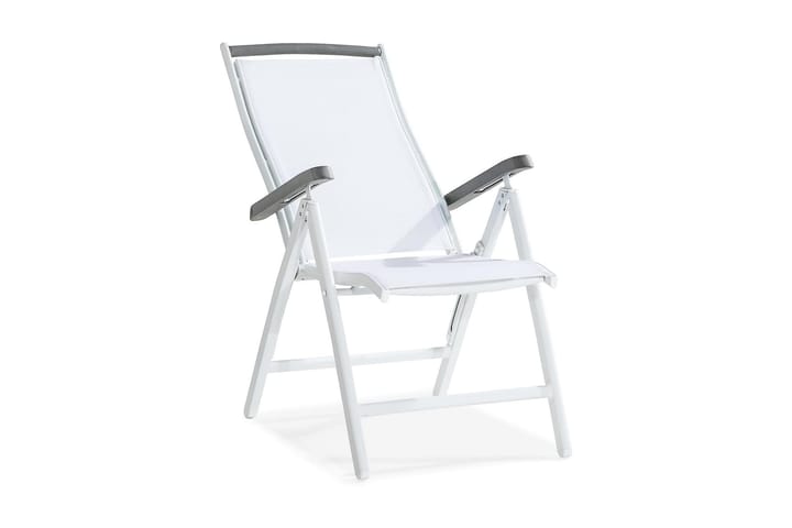 Positionsstol Monaco - Vit/grå - Utemöbler & utemiljö - Utestol & trädgårdsstol - Positionsstol