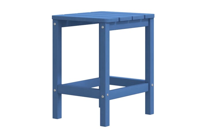 Adirondack bord aquablå 38x38x46 cm HDPE - Blå - Utemöbler & utemiljö - Utestol & trädgårdsstol - Solstol