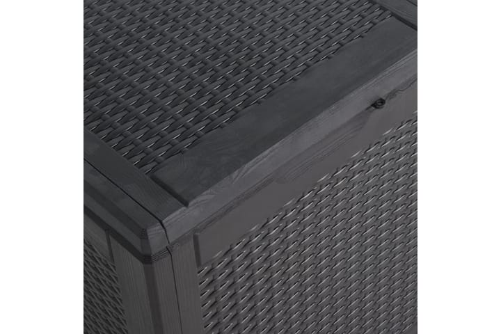 Dynbox 180 liter svart PP-rotting - Svart - Utemöbler & utemiljö - Utomhusförvaring - Dynförvaring - Dynbox & dynlåda