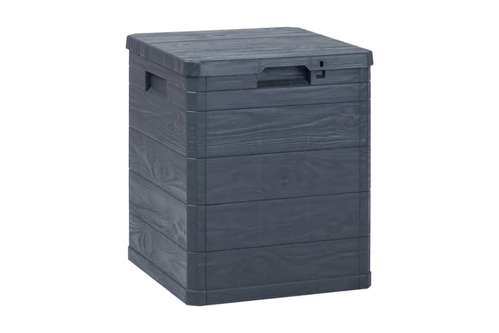 Dynbox 90 liter antracit - Antracit - Utemöbler & utemiljö - Utomhusförvaring - Vedförvaring