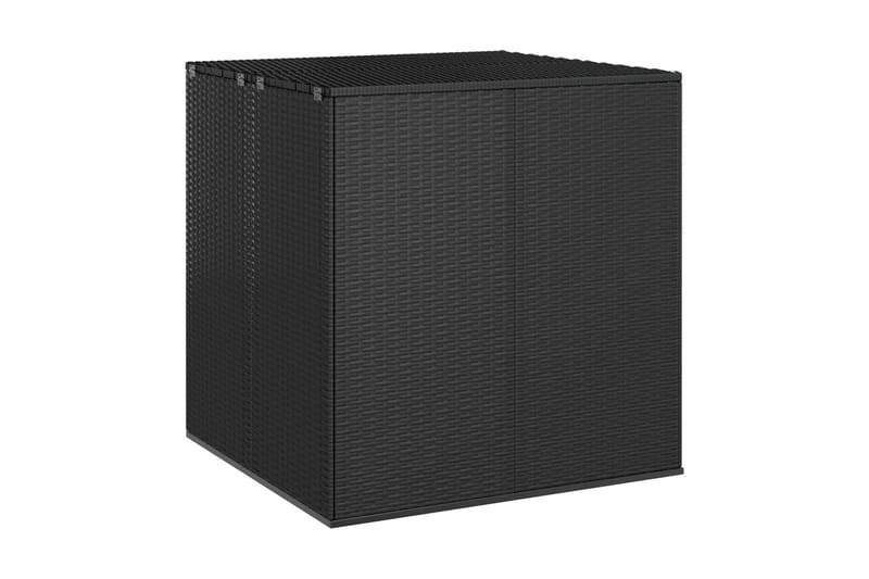 Dynbox PE-rotting 100x97,5x104 cm svart - Svart - Utemöbler & utemiljö - Utomhusförvaring - Dynförvaring - Dynbox & dynlåda