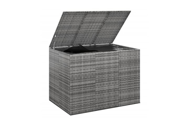 Dynbox PE-rotting 145x100x103 cm grå - Grå - Utemöbler & utemiljö - Utomhusförvaring - Dynförvaring - Dynbox & dynlåda