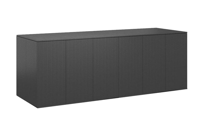 Dynbox PE-rotting 291x100,5x104 cm svart - Svart - Utemöbler & utemiljö - Utomhusförvaring - Dynförvaring - Dynbox & dynlåda