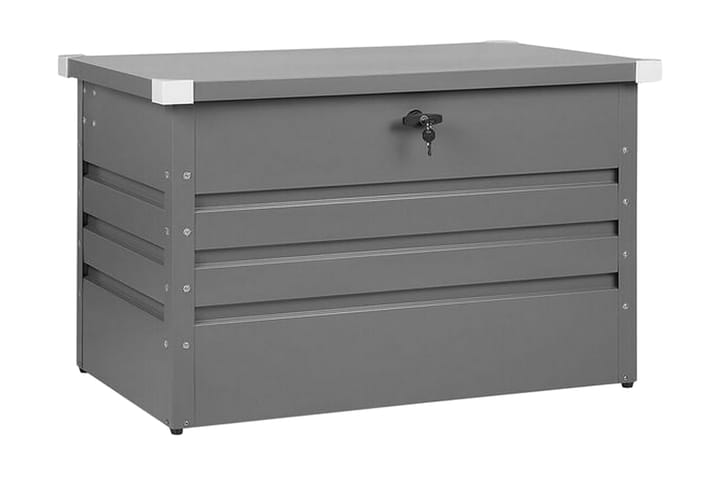 Dynlåda 100 x 62 cm grå CEBROSA - Grå - Utemöbler & utemiljö - Utomhusförvaring - Dynförvaring - Dynbox & dynlåda