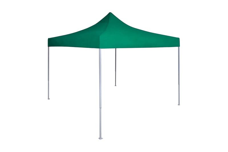 Grönt hopfällbart tält 3x3 m - Grön - Utemöbler & utemiljö - Utomhusförvaring - Trädgårdstält & förvaringstält