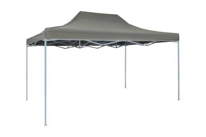 Pop-Up hopfällbart tält 3x4,5 m antracit - Grå - Utemöbler & utemiljö - Utomhusförvaring - Trädgårdstält & förvaringstält