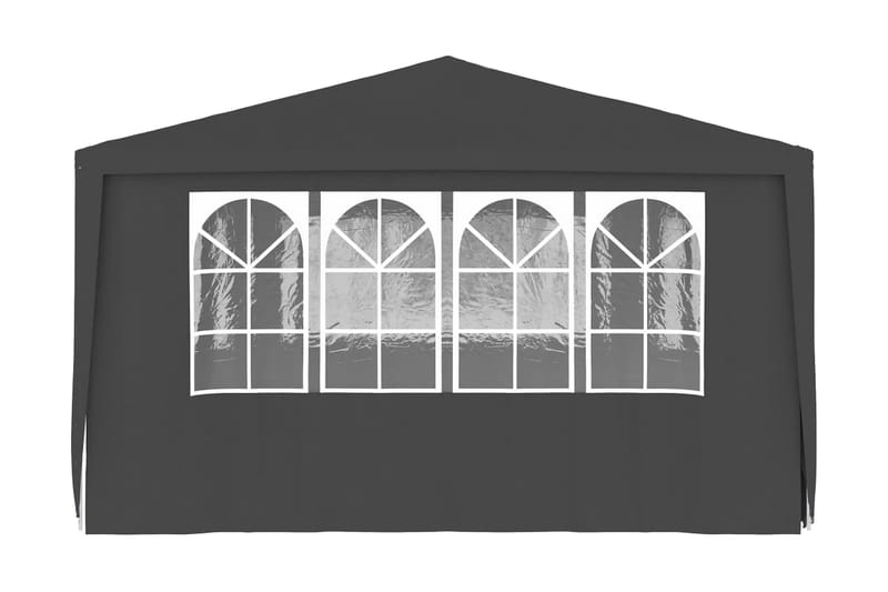 Professionellt partytält med väggar 4x6 m antracit 90 g/m² - Grå - Utemöbler & utemiljö - Utomhusförvaring - Trädgårdstält & förvaringstält