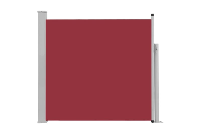 Infällbar sidomarkis 170x300 cm röd - Röd - Utemöbler - Solskydd - Markiser